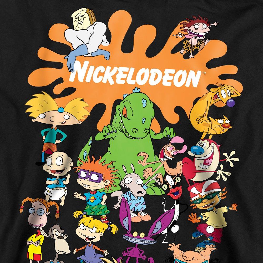 Black - Nickelodeon - Nickelodeon Brand Nick Splat Group Crew Sweatshirt - 2