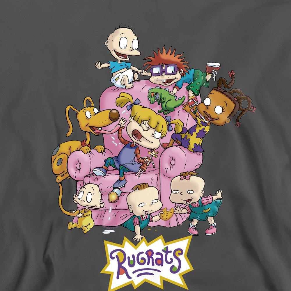 Charcoal - Nickelodeon - Rugrats Rugrats Chair Crew Sweatshirt Charcoal - 2