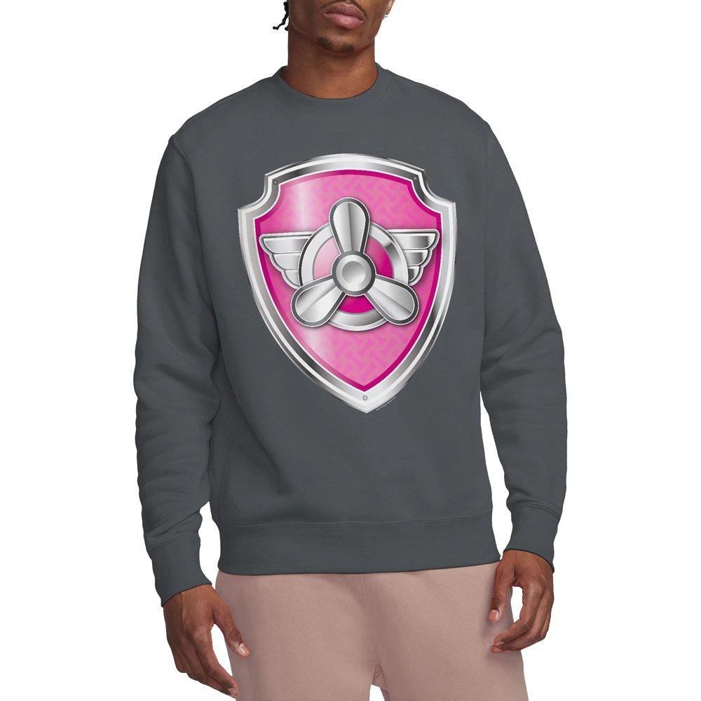 Charcoal - Paw Patrol - Paw Patrol Skye Badge Crew Sweatshirt Charcoal - 1