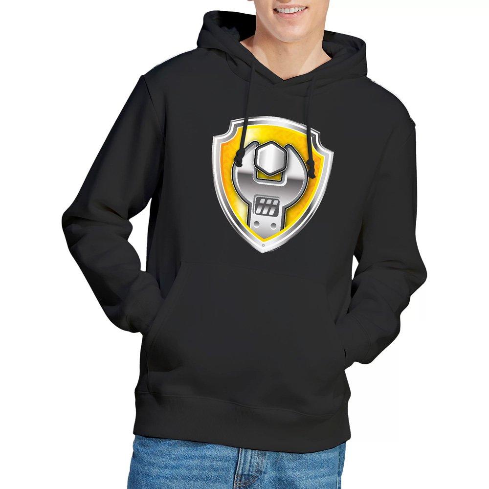 Black - Paw Patrol - Paw Patrol Rubble Badge Hoddie Black - 1