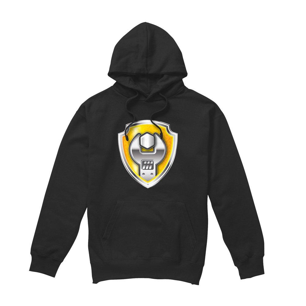 Black - Paw Patrol - Paw Patrol Rubble Badge Hoddie Black - 4