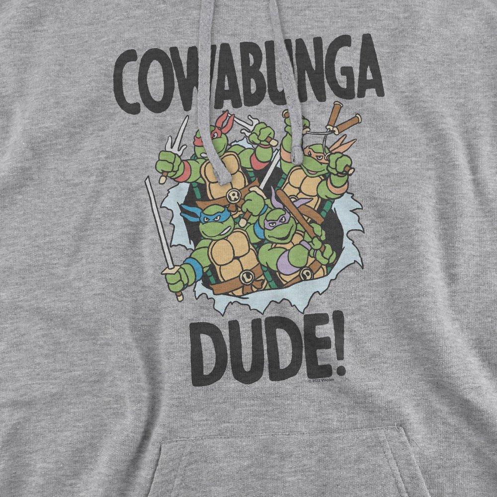 Light Grey - Teenage Mutant Ninja Turtles - Tmnt Cowabunga Dude Pf Unisex Hoodie Athletic Hea - 2