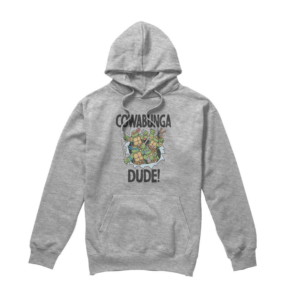 Light Grey - Teenage Mutant Ninja Turtles - Tmnt Cowabunga Dude Pf Unisex Hoodie Athletic Hea - 4