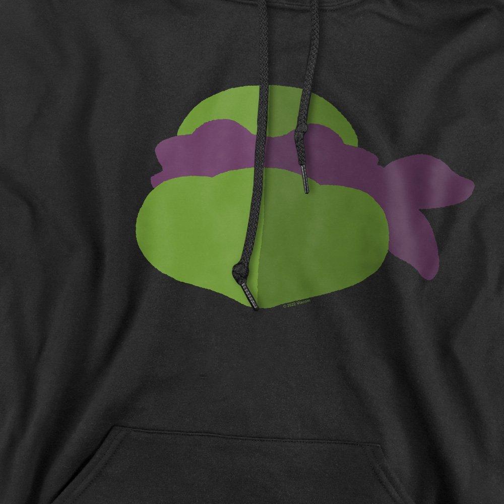 Black - Teenage Mutant Ninja Turtles - Tmnt Donnie Face Unisex Hoodie Black - 2