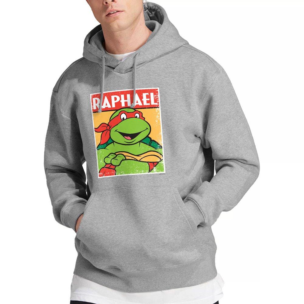 Light Grey - Teenage Mutant Ninja Turtles - Tmnt Tmnt Raph Hoddie Athletic Heather - 1