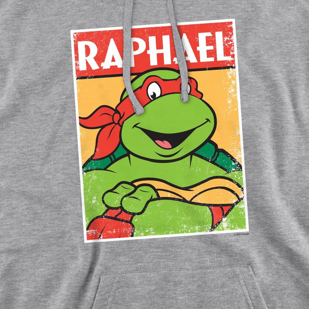 Light Grey - Teenage Mutant Ninja Turtles - Tmnt Tmnt Raph Hoddie Athletic Heather - 2