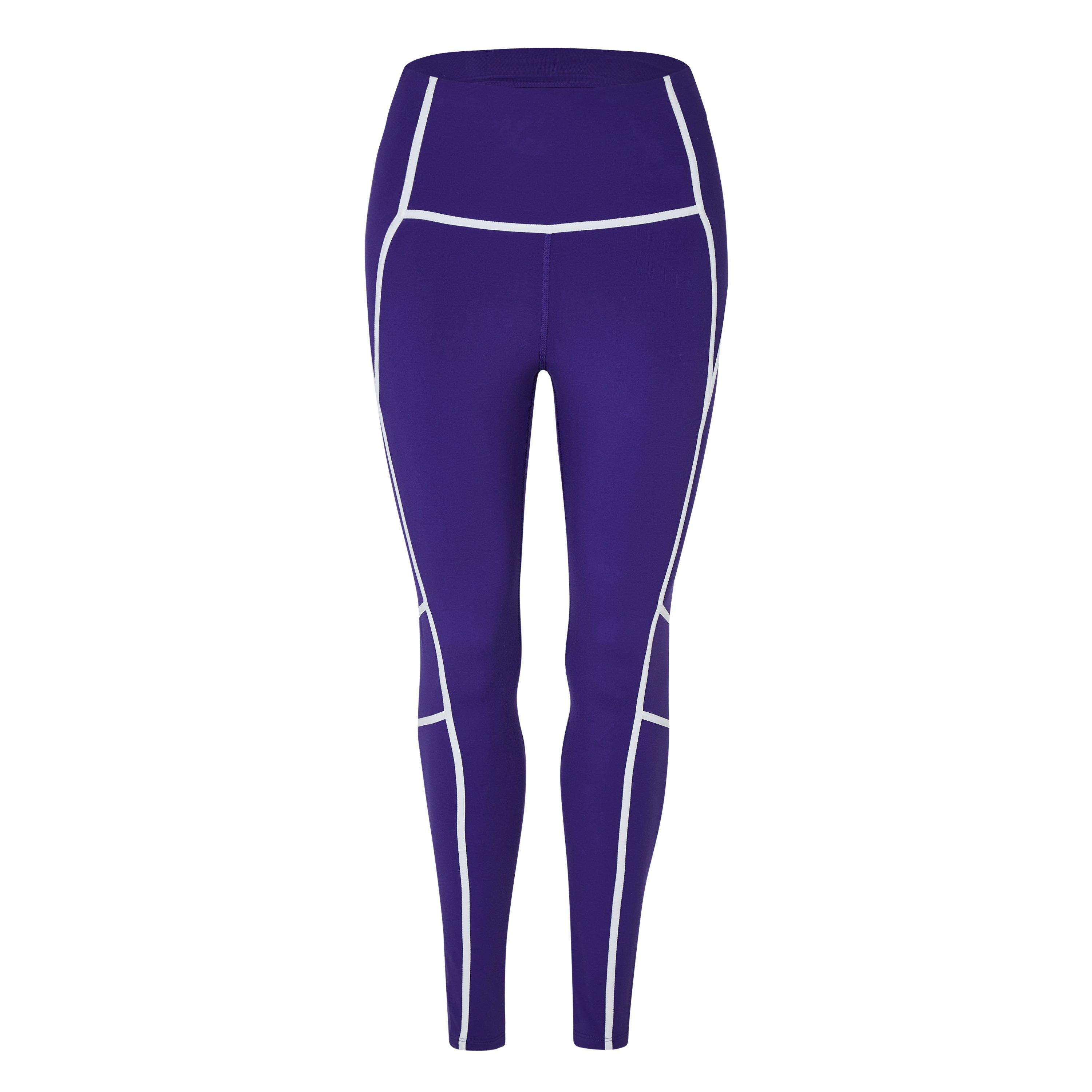 Bolprp - Reebok - Women's Lux High-Waisted Colorblock Gym Legging - 1