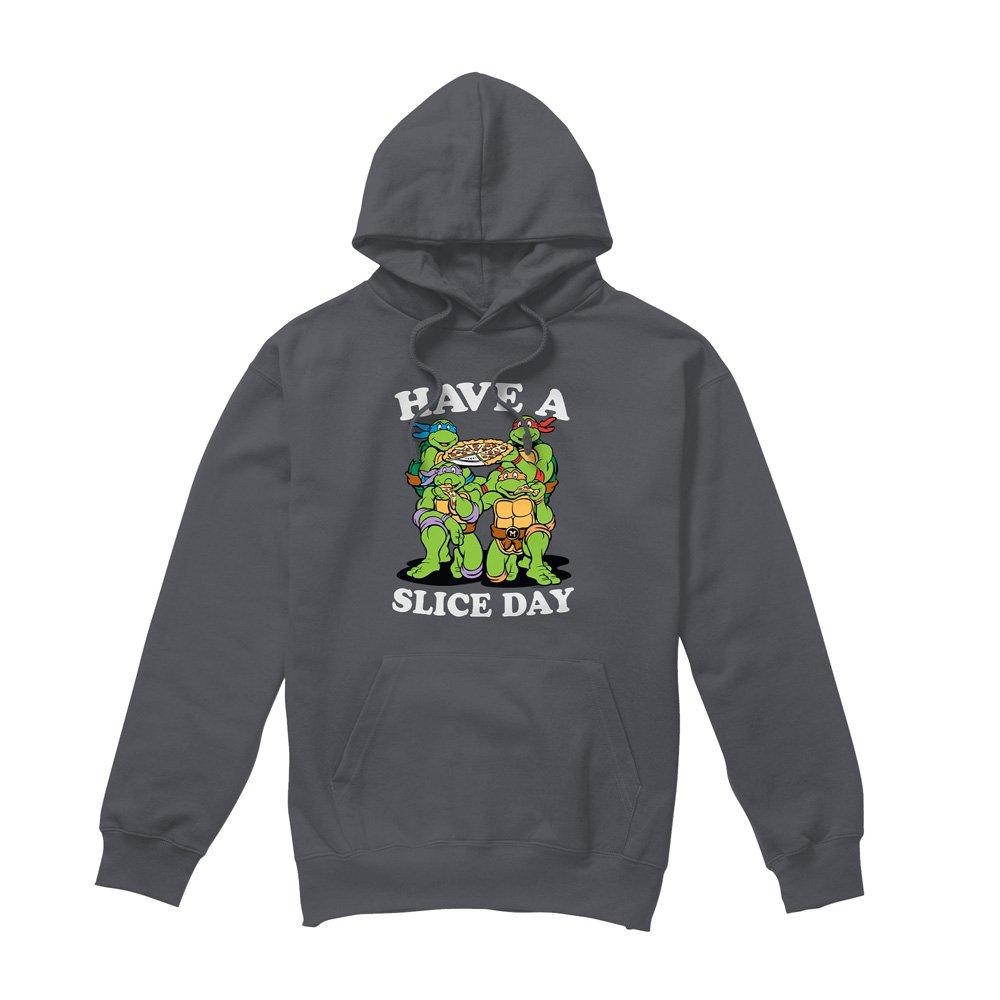 Charcoal - Teenage Mutant Ninja Turtles - Tmnt Have A Slice Day Hoodie Charcoal - 4
