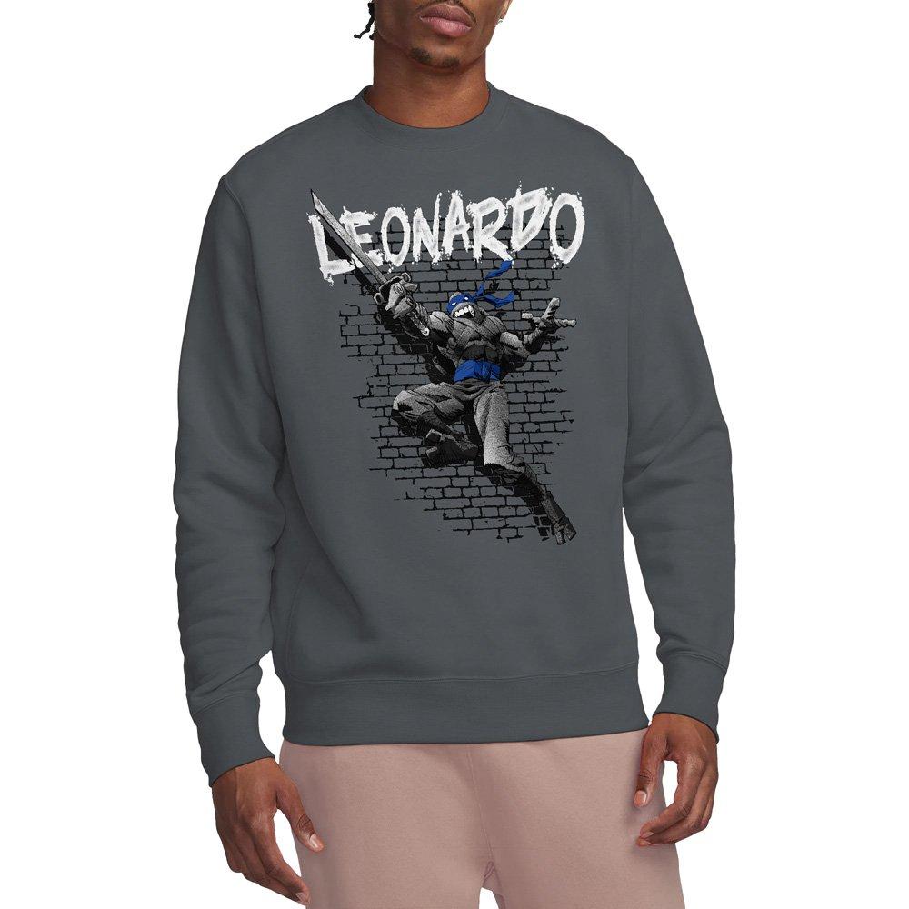 Charcoal - Teenage Mutant Ninja Turtles - Tmnt Tmnt Leonardo Crew Sweatshirt Charcoal - 1