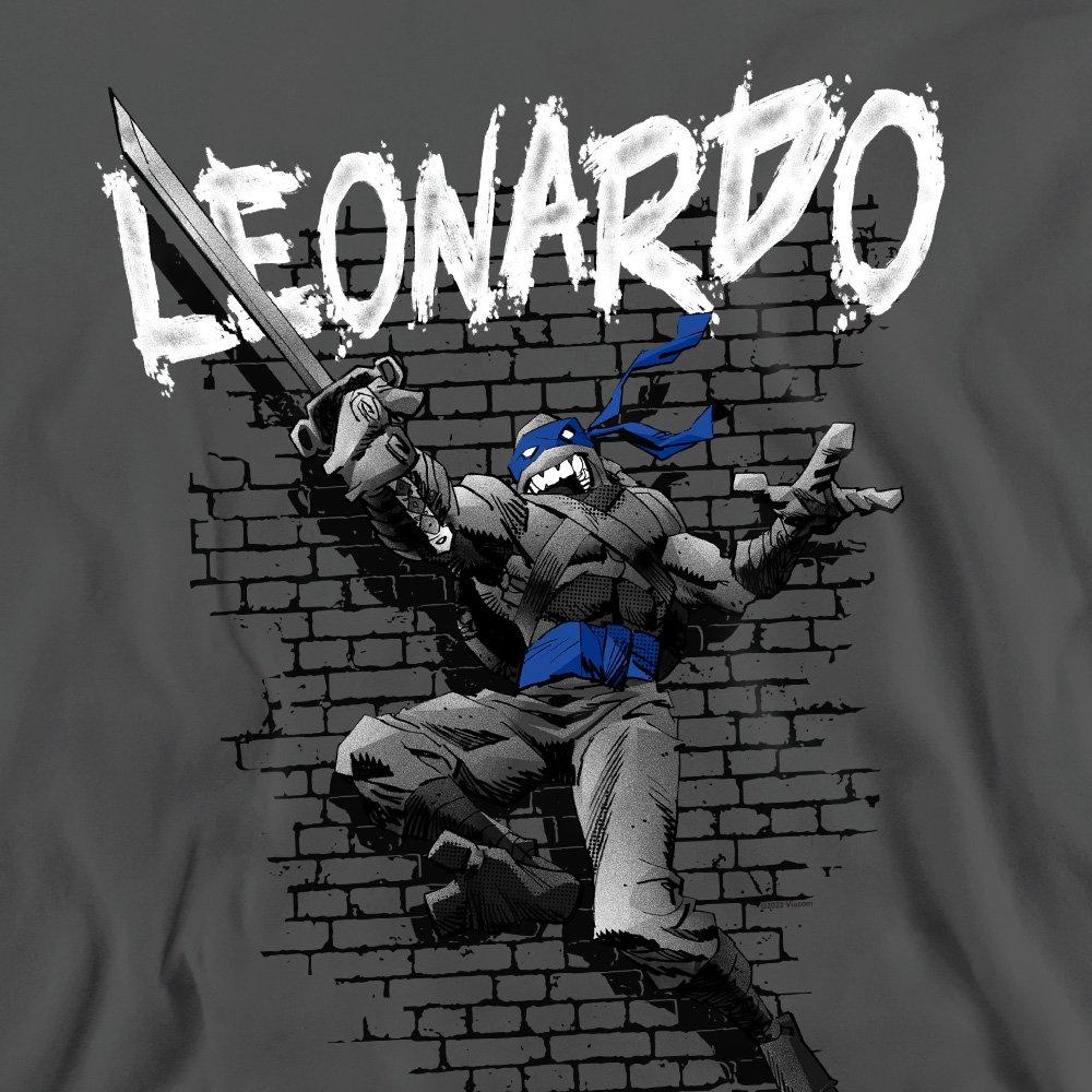 Charcoal - Teenage Mutant Ninja Turtles - Tmnt Tmnt Leonardo Crew Sweatshirt Charcoal - 2