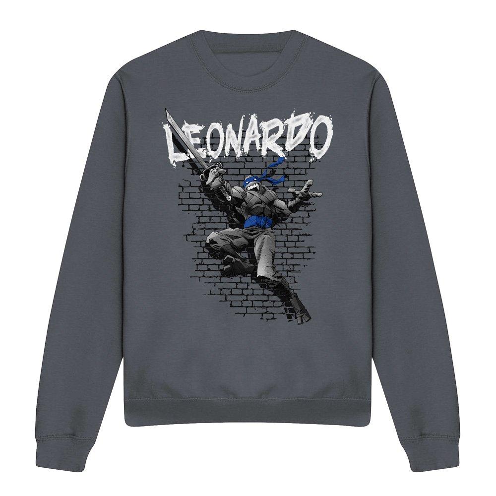 Charcoal - Teenage Mutant Ninja Turtles - Tmnt Tmnt Leonardo Crew Sweatshirt Charcoal - 4
