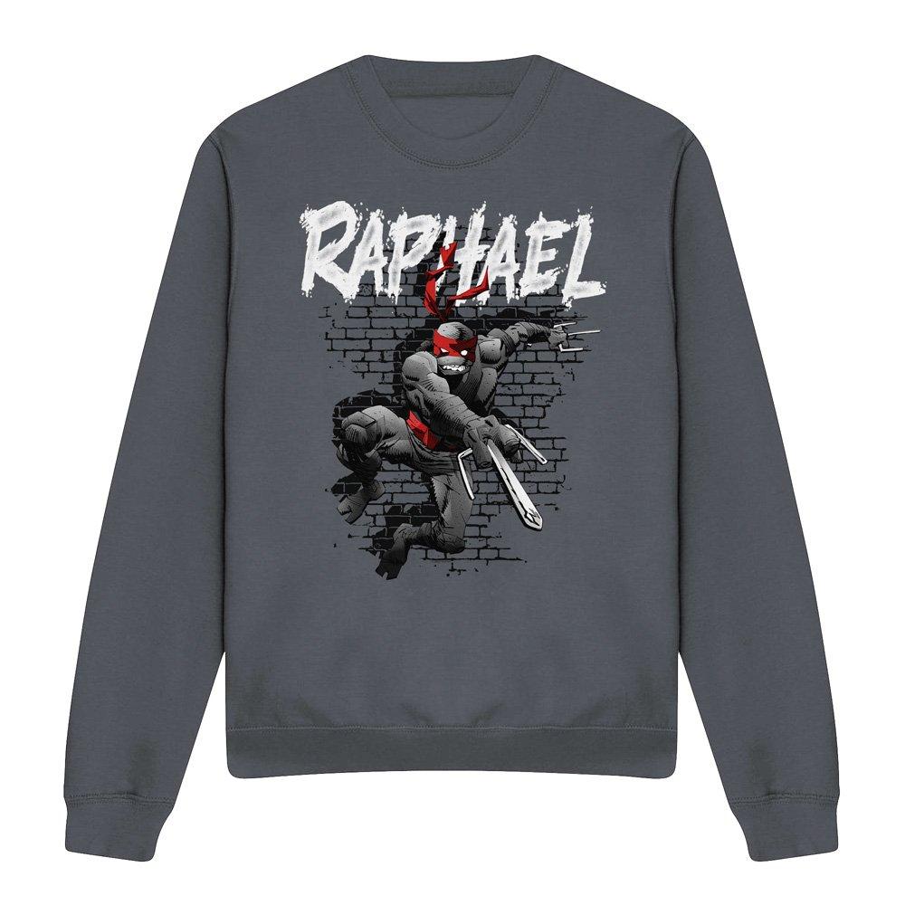 Charcoal - Teenage Mutant Ninja Turtles - Tmnt Tmnt Raphael Crew Sweatshirt Charcoal - 4