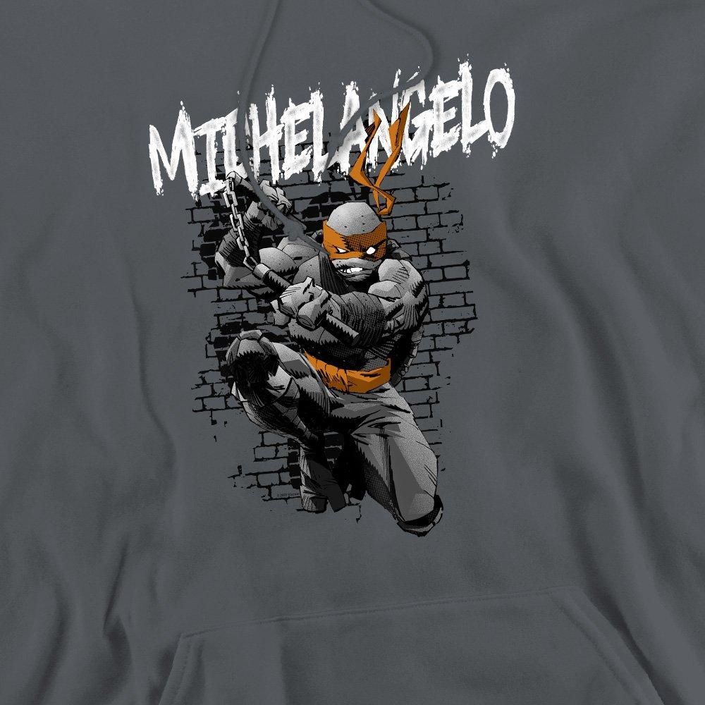 Charcoal - Teenage Mutant Ninja Turtles - Tmnt Tmnt Michelangelo Hoodie Charcoal - 2