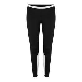 Reebok Multi-spiral Tulle & Jersey Leggings