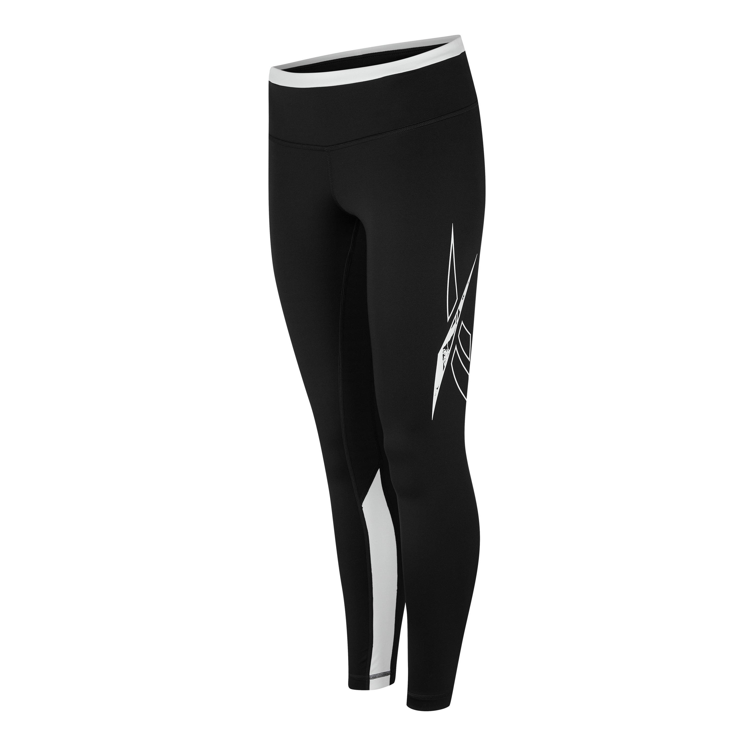 Nacht Zwart - Reebok - Workout Ready Vector Gym Leggings - 3