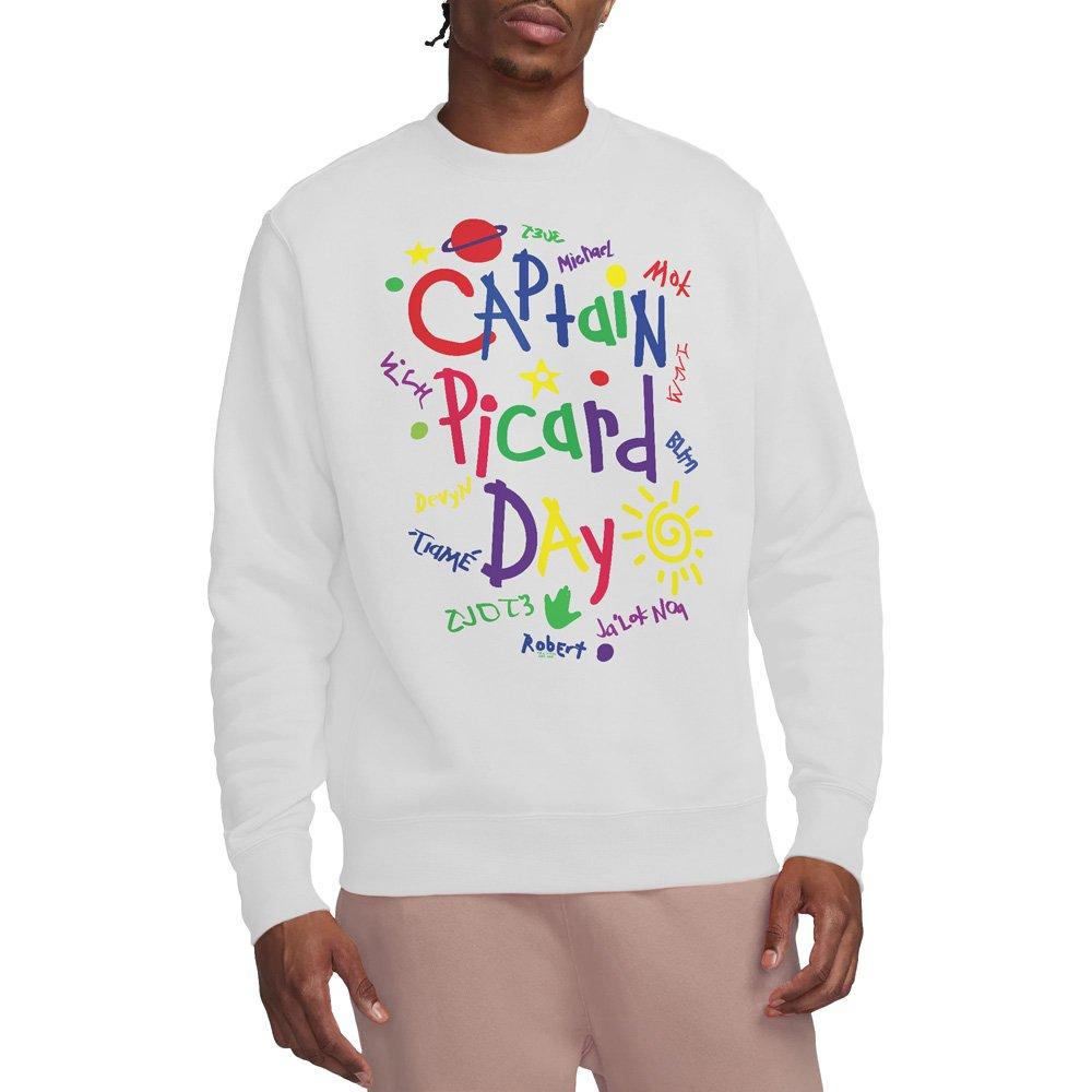 White - Star Trek - Star Trek Picard Picard Day Crew Sweatshirt White - 1