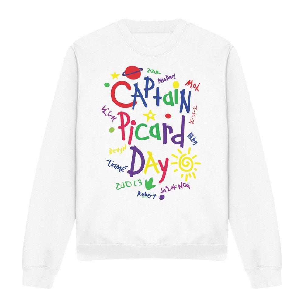 White - Star Trek - Star Trek Picard Picard Day Crew Sweatshirt White - 4