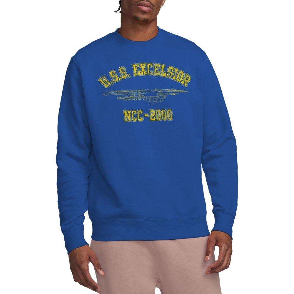 Royal - Star Trek - Star Trek Excelsior Athletic Crew Sweatshirt Roya - 1