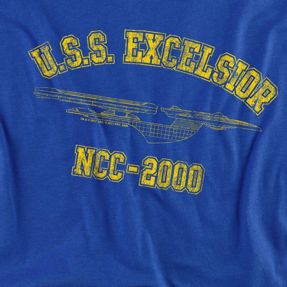 Royal - Star Trek - Star Trek Excelsior Athletic Crew Sweatshirt Roya - 2