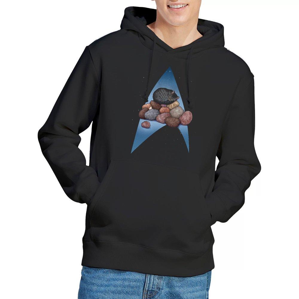 Black - Star Trek - Star Trek Five Year Nap Hoddie Black - 1