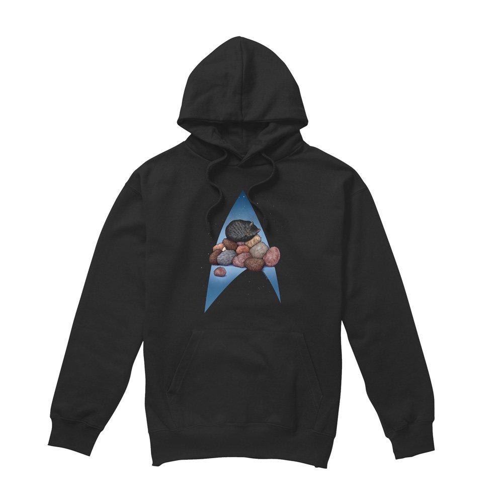 Black - Star Trek - Star Trek Five Year Nap Hoddie Black - 4