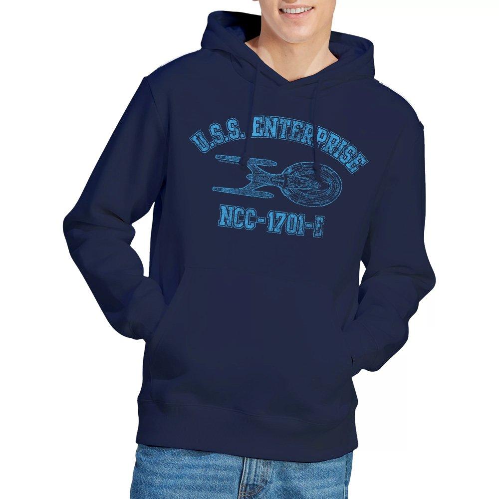 Navy - Star Trek - Star Trek Enterprise E Athletic Unisex Hoodie Nav - 1