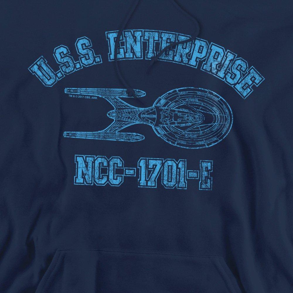 Navy - Star Trek - Star Trek Enterprise E Athletic Unisex Hoodie Nav - 2