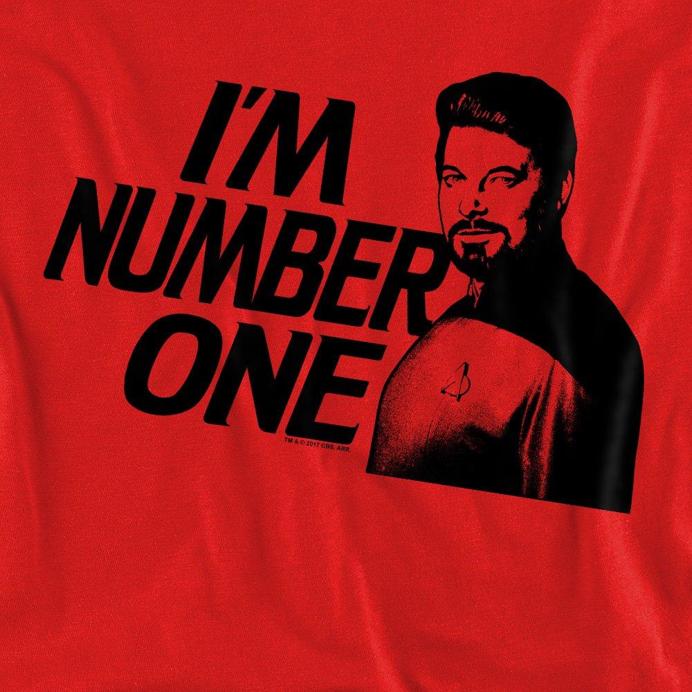 Red - Star Trek - Star Trek Im Number One Crew Sweatshirt Red - 2