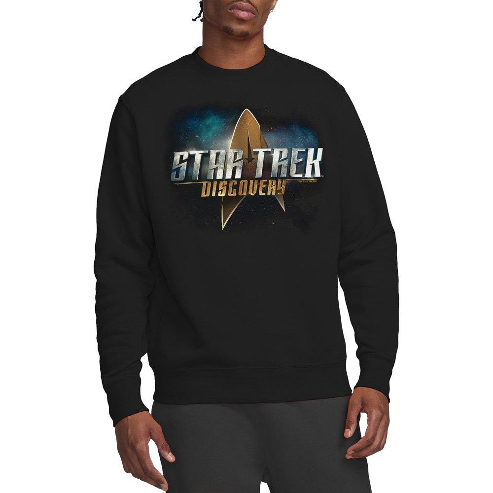 Black - Star Trek - Star Trek Discovery Discovery Logo Crew Sweatshirt - 1