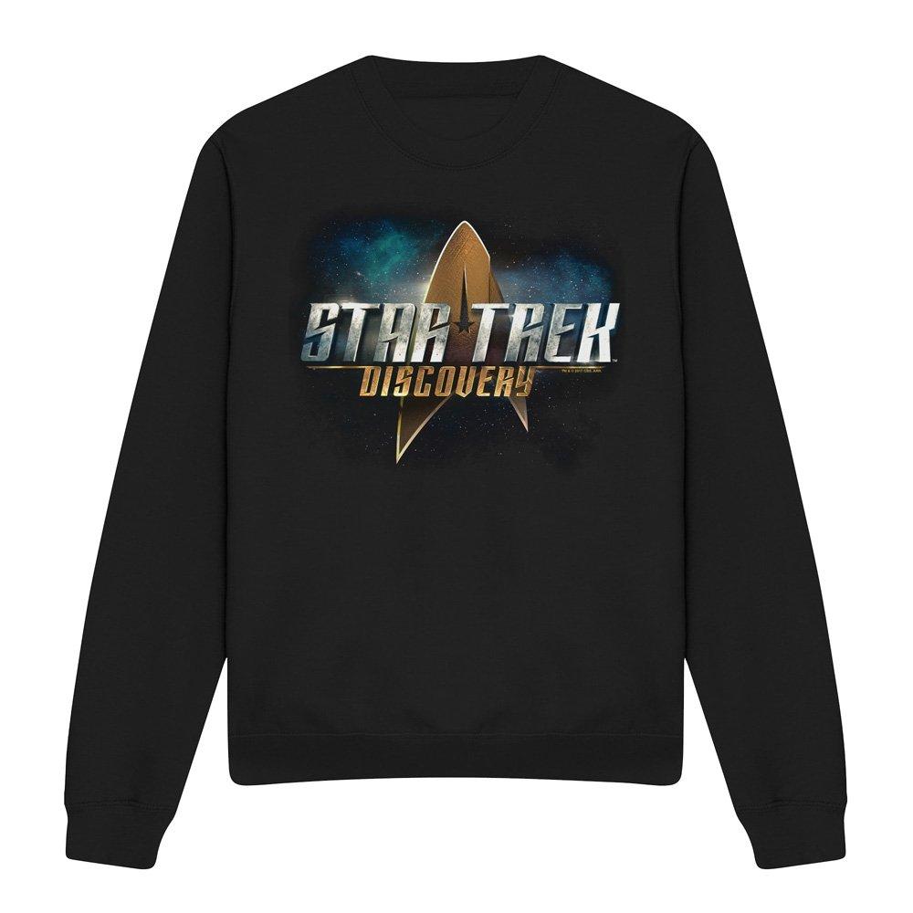 Black - Star Trek - Star Trek Discovery Discovery Logo Crew Sweatshirt - 4