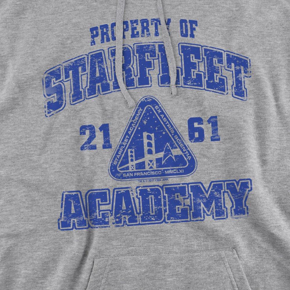 Light Grey - Star Trek - Star Trek Old School Hoodie Athletic Heather - 2