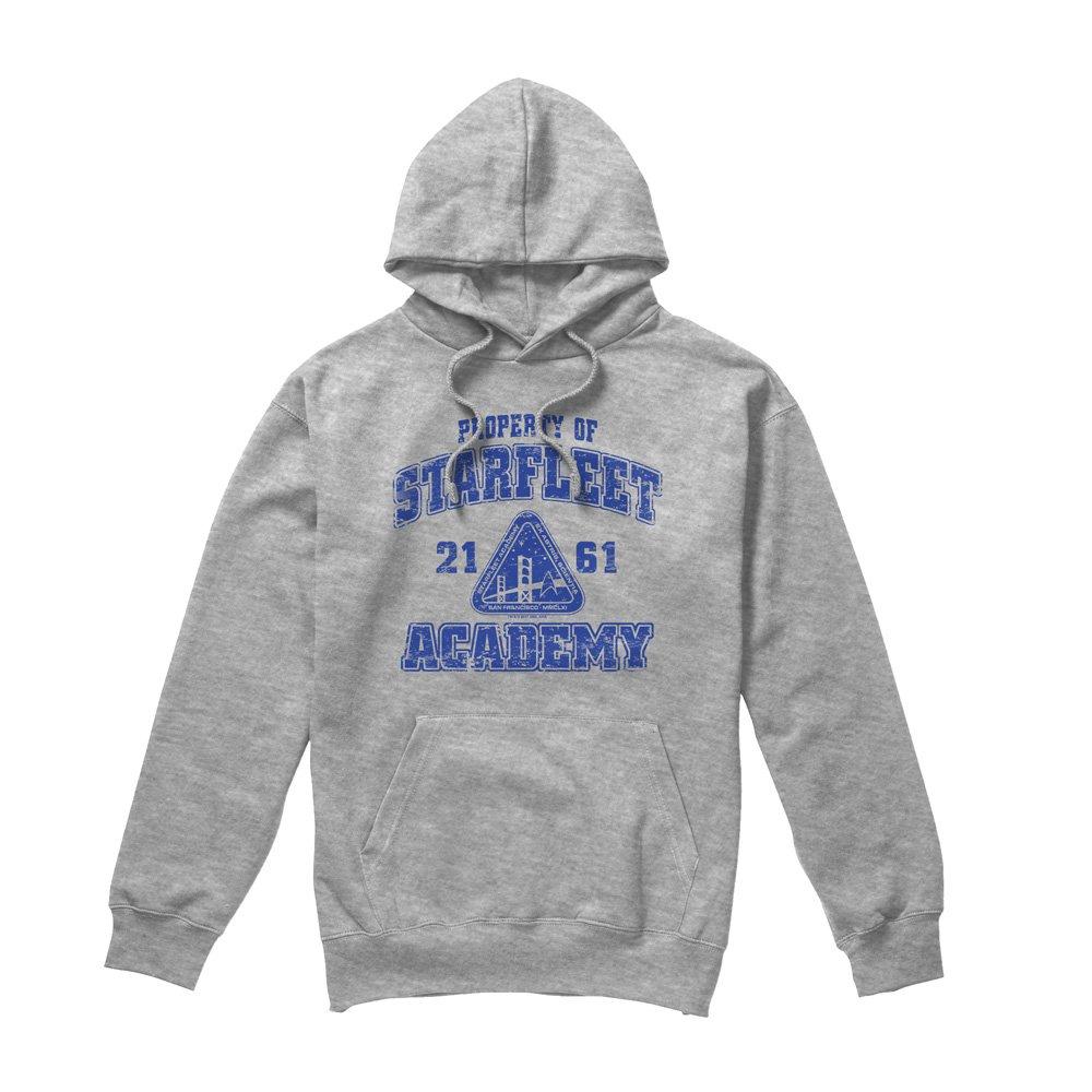 Light Grey - Star Trek - Star Trek Old School Hoodie Athletic Heather - 4