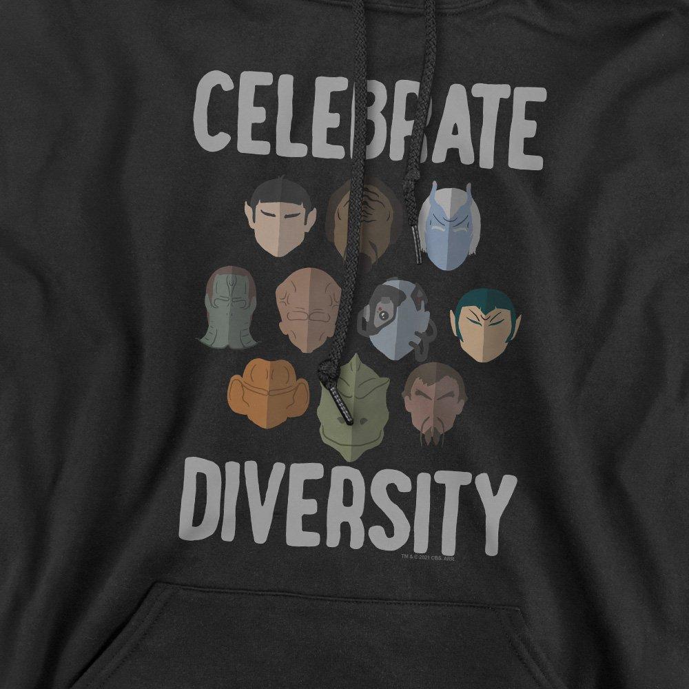 Black - Star Trek - Star Trek The Celebrate Diversity Hoodie Black - 2