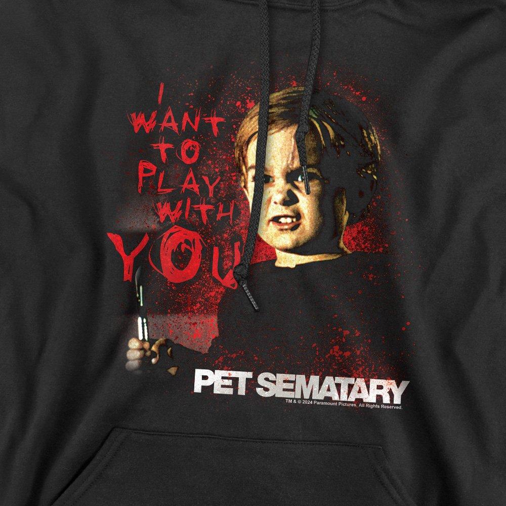 Black - Other - Pet Sematary I Want To Play Hoddie Black - 2