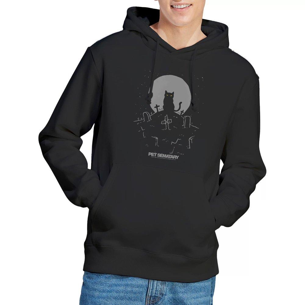 Black - Other - Pet Semetary Cat With Tombstones Unisex Hoodie Bl - 1