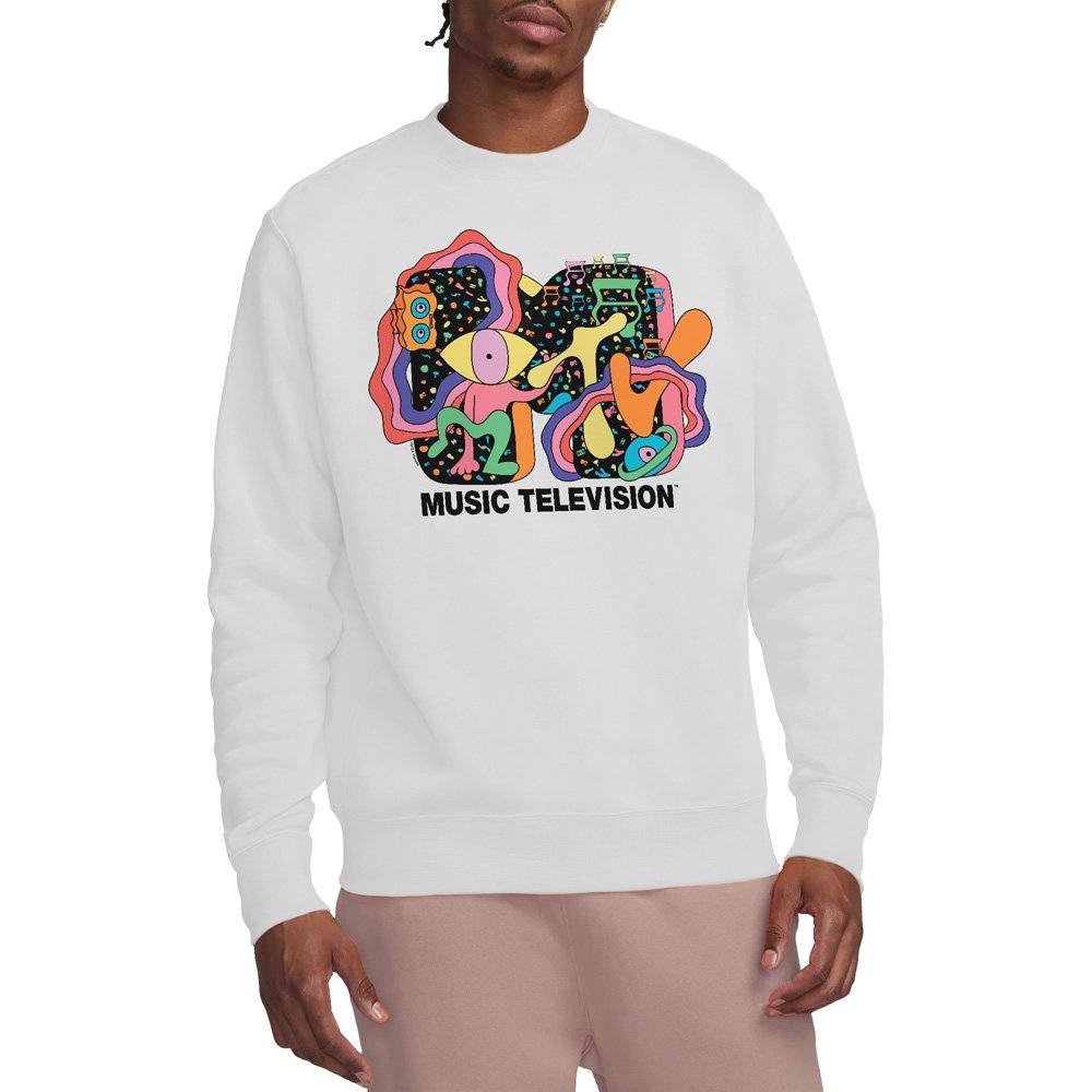 White - Other - MTV Expression Unisex Crew Sweatshirt White - 1