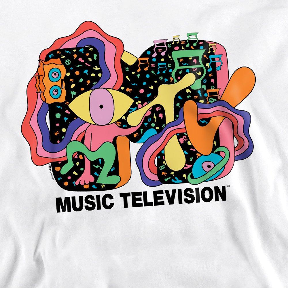 White - Other - MTV Expression Unisex Crew Sweatshirt White - 2