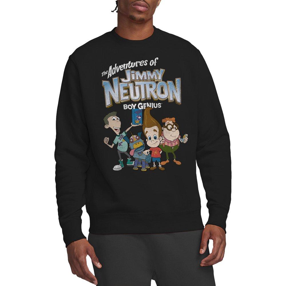 Black - Other - Jimmy Neutron Group Crew Sweatshirt Black - 1
