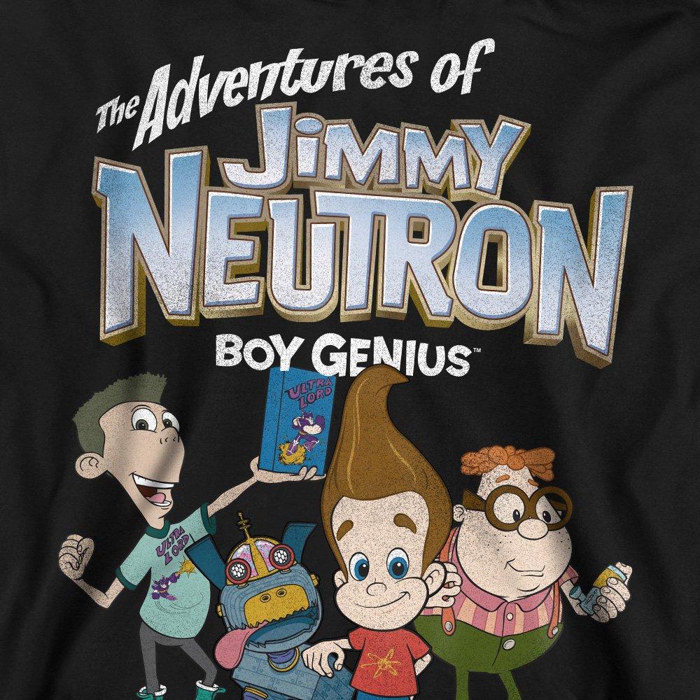 Black - Other - Jimmy Neutron Group Crew Sweatshirt Black - 2