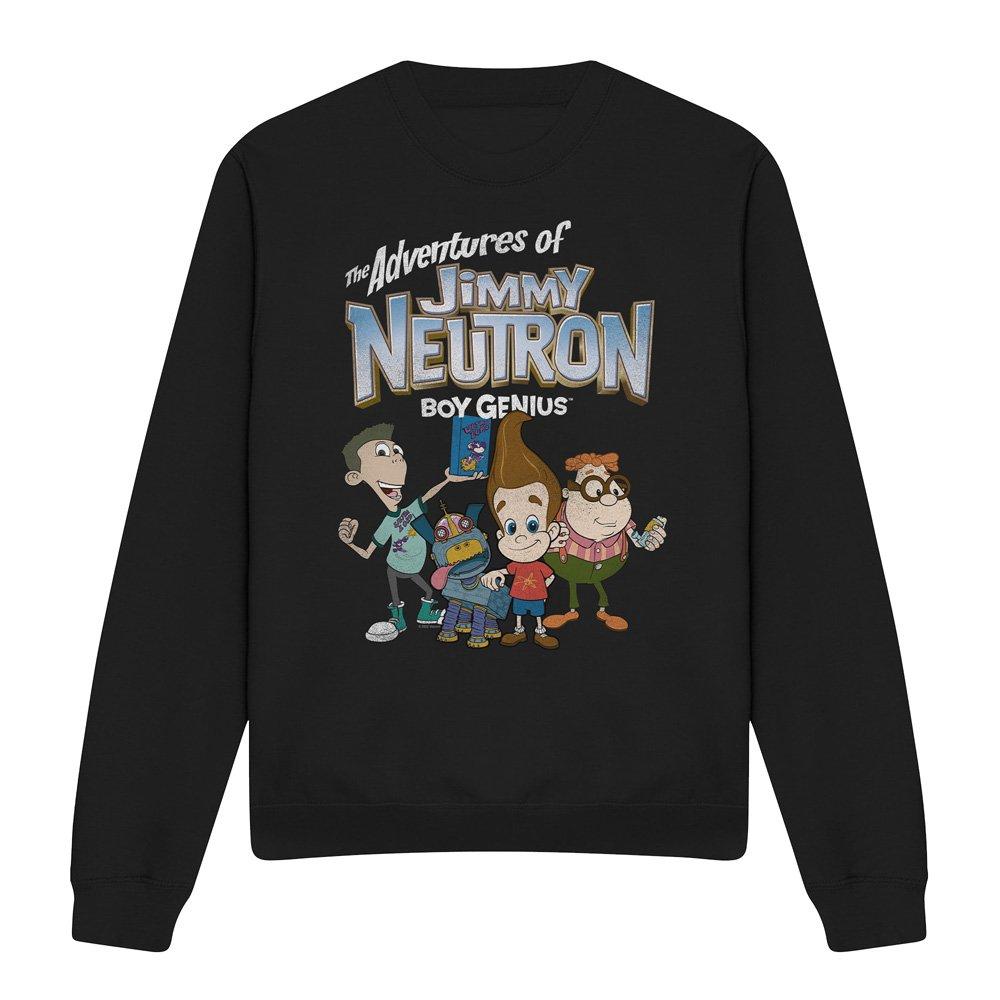 Black - Other - Jimmy Neutron Group Crew Sweatshirt Black - 4