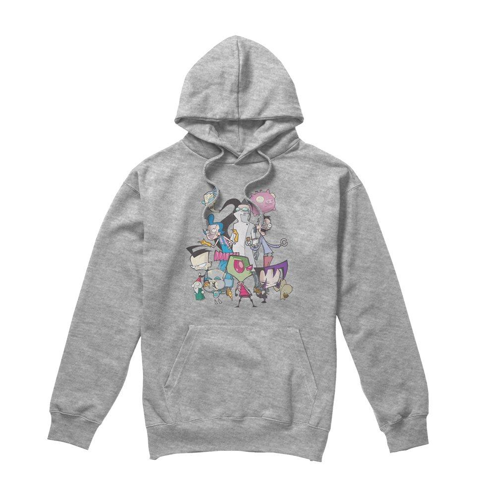 Light Grey - Other - Invader Zim Group Shot Hoddie Athletic Heather - 4