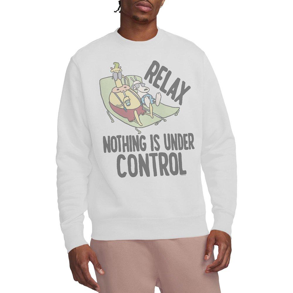 White - Other - RockoS Modern Life Relax Unisex Crew Sweatshirt - 1