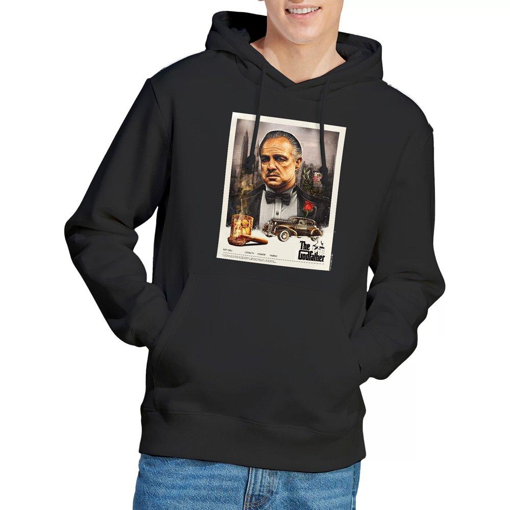Black - Other - Godfather Vintage Poster Unisex Hoodie Black - 1