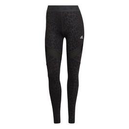 adidas Boutique Moschino high-waist houndstooth-pattern shorts