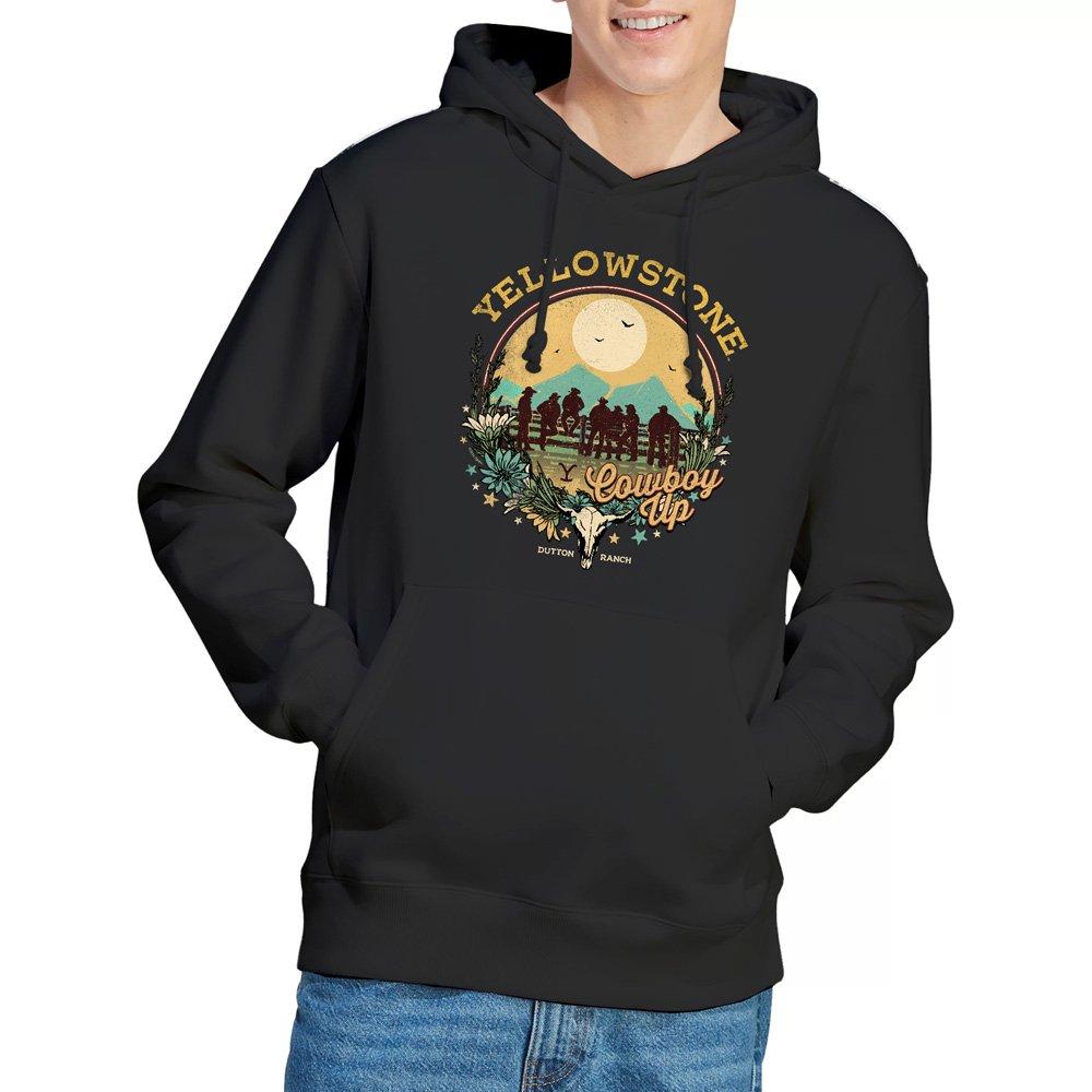 Black - Other - Yellowstone Cowboy Up Unisex Hoodie Black - 1