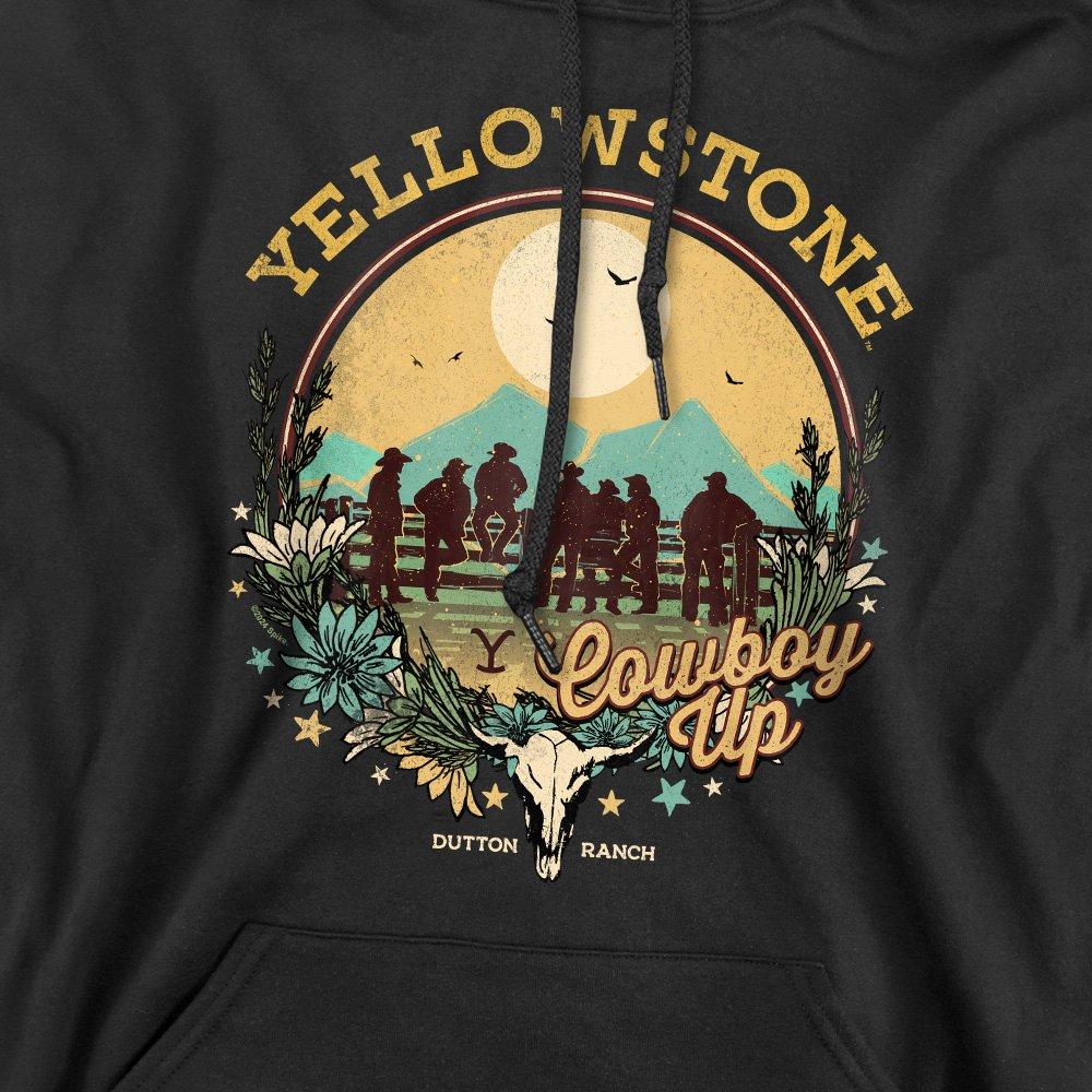 Black - Other - Yellowstone Cowboy Up Unisex Hoodie Black - 2