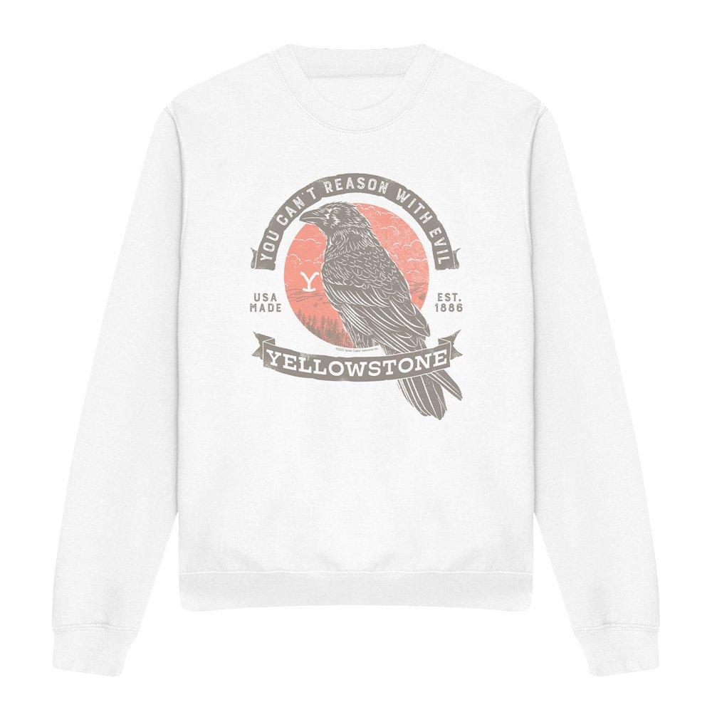 White - Other - Yellowstone Evil Bird Crew Sweatshirt White - 4
