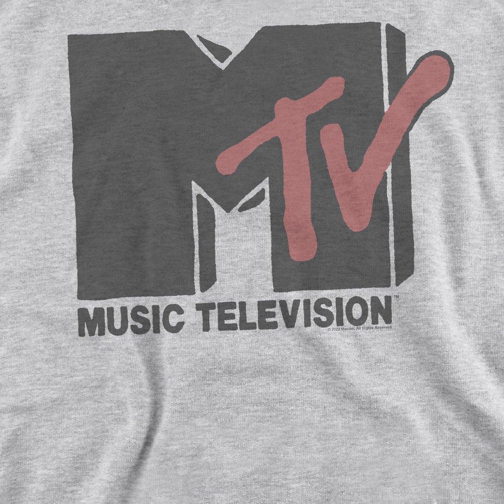 Light Grey - Other - MTV MTV Logo Unisex Crew Sweatshirt Athletic Heat - 2