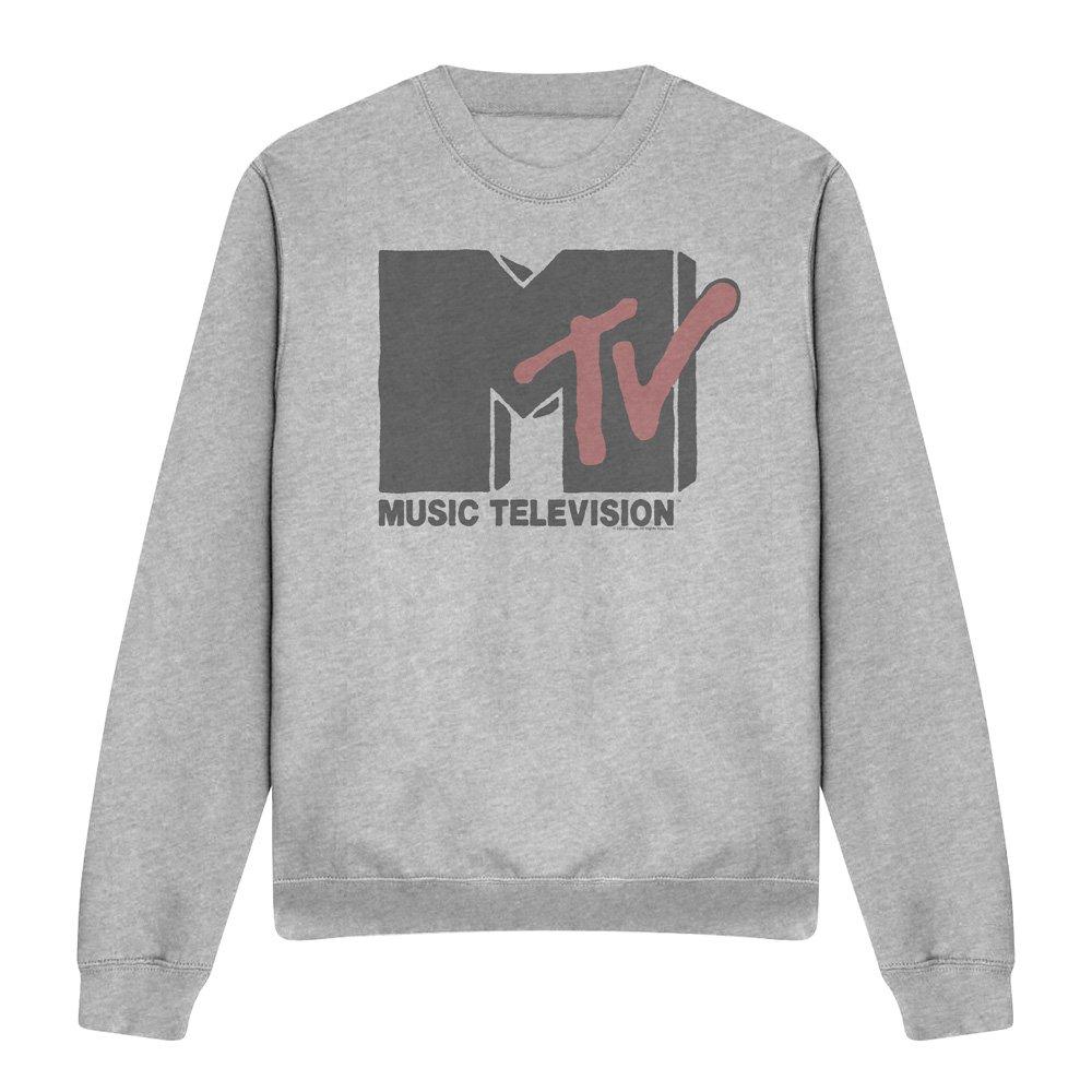 Light Grey - Other - MTV MTV Logo Unisex Crew Sweatshirt Athletic Heat - 4