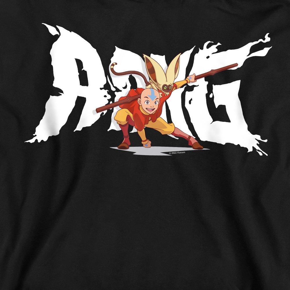 Black - Other - Avatar The Last Airbender Aang And Momo Crew Sweat - 2